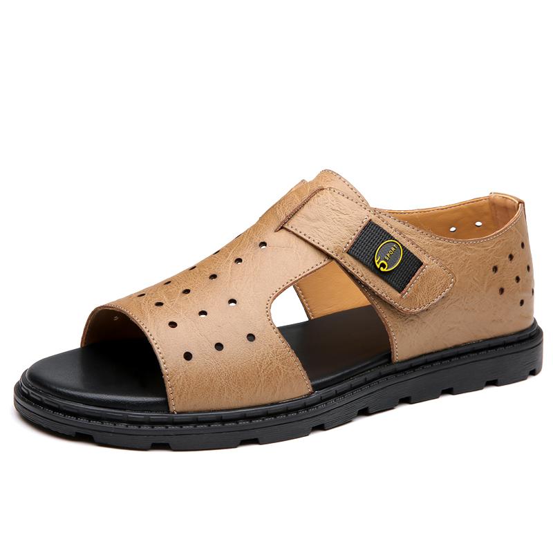 Модный новый дизайн мужские полушлепанцы лоферы с ремешком-монком ручной работы мужские повседневные кожаные балетки универсальные мюли мокасины дышащие сандалии