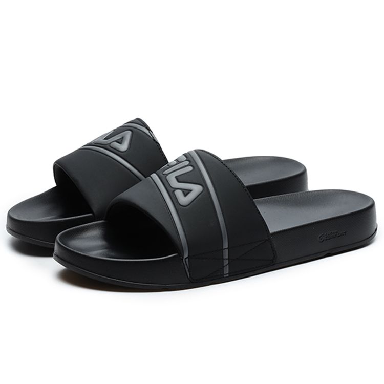 Fila Drifter Outdoor Ретро сандалии-слайды на толстой подошве, устойчивые к запаху, мужские сандалии черные F12M226501FBK