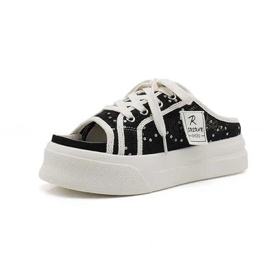 Модные туфли с открытым носком на шнуровке, женские кроссовки, терапевтические женские ботинки, женские кроссовки, обувь, роскошные спортивные удобные сабо, обувь