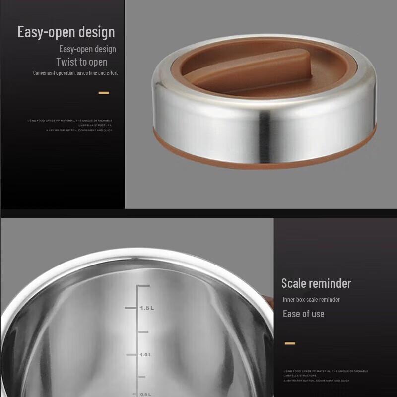 ASD Zhenyue 1.5L Stainless Steel Insulated Food Jar