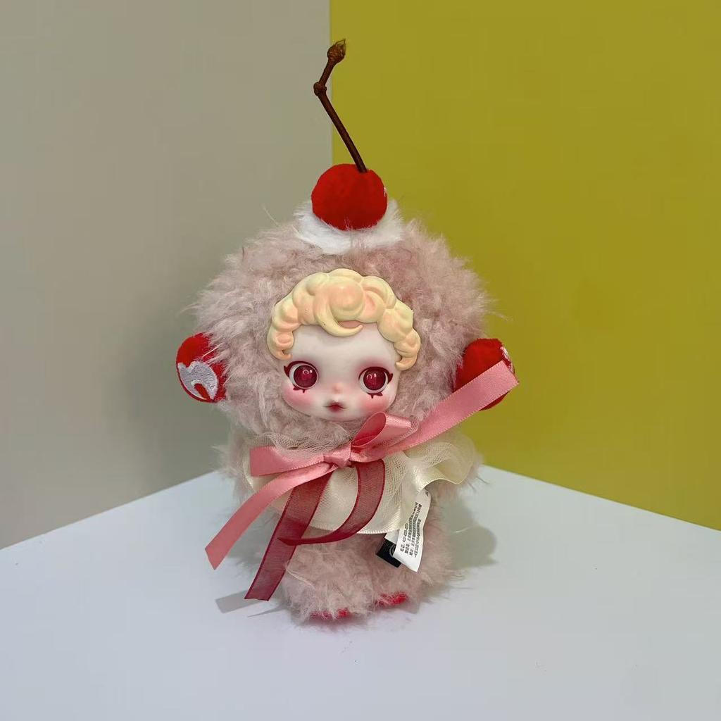 Плюшевая игрушка Skullpanda Мягкая кукла Милый Аниме Брелок Подвеска для сумки Украшения