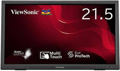 ViewSonic Japan инфракрасный мониторный свет 21,5-дюймовый 10-точечный мультитач TD2223-2 (Full HD/VA/75 Гц/Встроенный динамик/HDMI, DVI-D, D-sub,