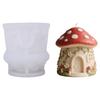Mushroom House Silicone Mold For Epoxy Resin Handmade Candle Soap Chocolate Baking Multipurpose Candle Silicones Mould