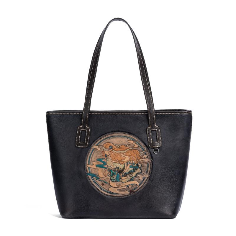 Большая сумка подмышки Большая вместительная верхняя часть Сумка для мамы Винтажная большая сумка для девочек