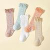 5pairs/set Summer Mesh Baby Socks Breathable Thin Knee High Sock for Infant Boy Girl Solid Color Kids Mosquito Proof Stockings