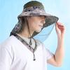 Mosquito Hat Sun with Neck Flap Net Bucket Hat for Outdoor