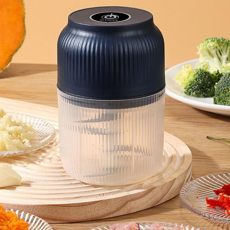 Electric Garlic Mashers Vegetable Chopper Press 300ml Vegetable Chopper Mashers Machine Garlic Crusher Food Chopping Tool