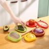 Transparent Food Fresh-keeping Box Fruit Vegetable Storage Container Avocado Pod Tomato Lemon Storage Box Plastic Kitchen Gadget