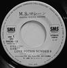 7inch Record MAGICAL SCIENCE MACHINE - Love Potion Number 9 SM0613PROMO SMS Records 1979 Japan Pop Used