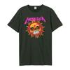 Amplified Unisex Adult Neon Sun Metallica T-Shirt