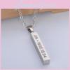 Bts Boys Stainless Steel Geometric Necklace For Women With O Chain Style