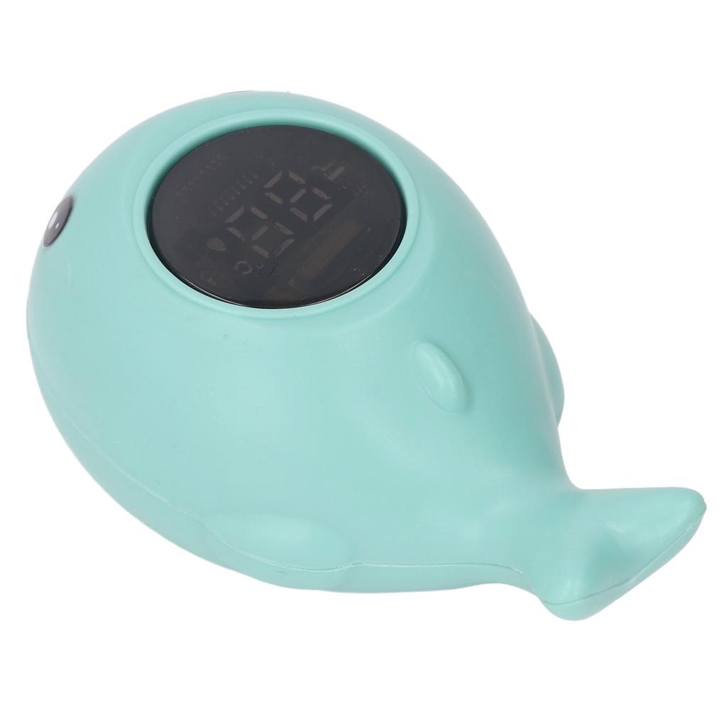 Blue Whale Baby Bath Thermometer LED Display Baby Bath Floating Toy Water Thermometer for Bathtub