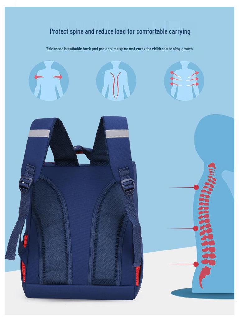 Детский школьный рюкзак на космическую тематику, для 1-6 классов, возраст 6-12 лет, поддержка спины для мальчиков и девочек