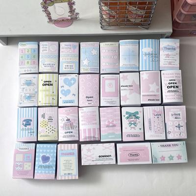 30 шт. корейский Ins милый мультфильм розовая звезда сердце уплотнительная наклейка для пузырчатой сумки экспресс-коробка для девочек упаковка DIY эстетическое украшение наклейка