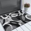1Pcs Geometric Pattern Floor Mat Modern Kitchen Polyester Rug Non-Slip Colorful Indoor Carpet, For Home Bathroom Bedroom Living Room Decor
