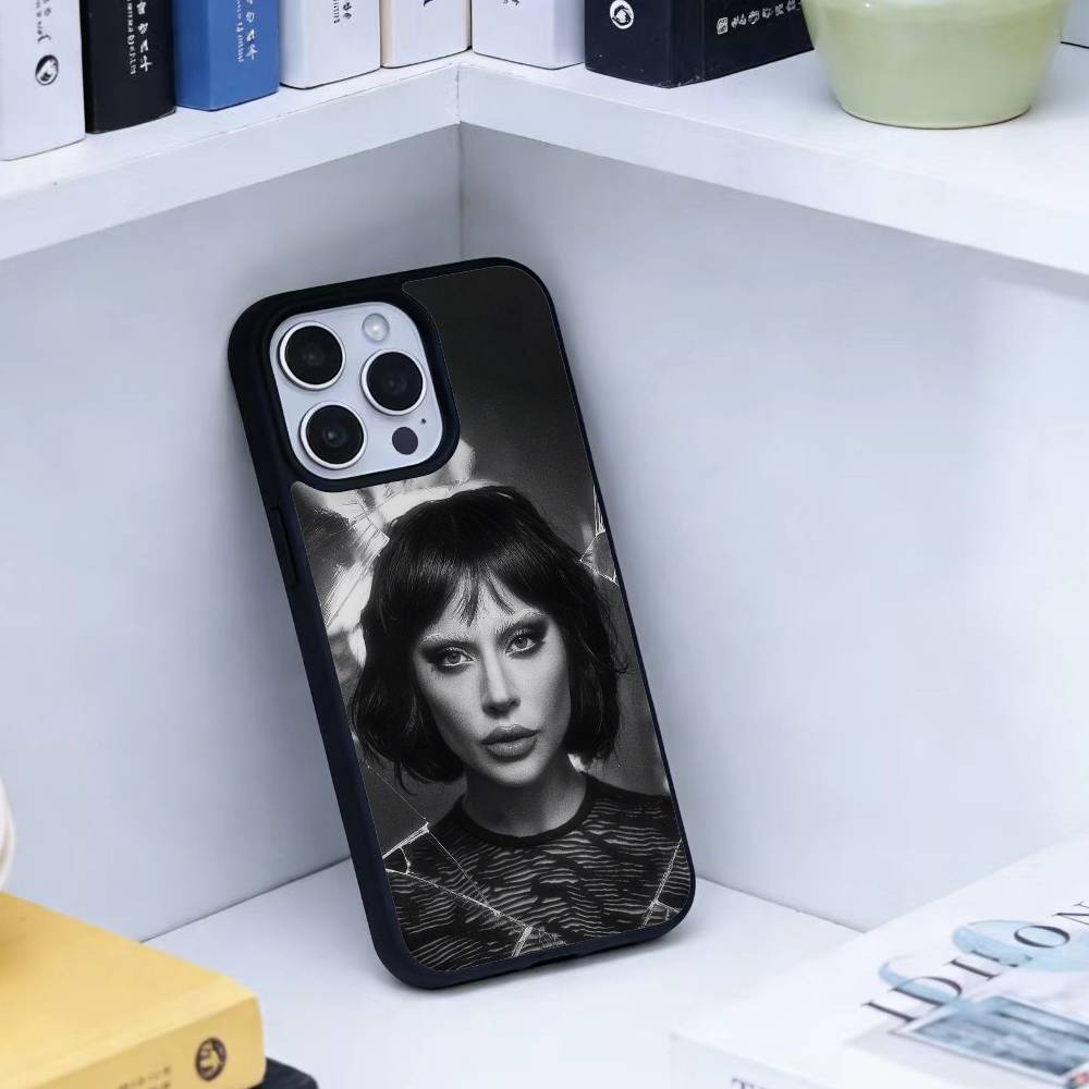Чехол для телефона B-Lady Gaga для iPhone 17, 16, 15, 14, 13 Plus, Pro Max Магнитный Для Magsafe Беспроводной Зарядки