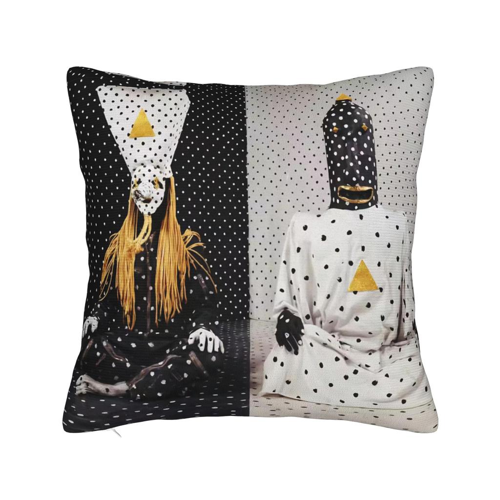 Metal Angine de Poitrine Rock Music Square Pillowcases Polyester Home Cushion Case Creative Decorative Pillow Cover