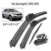 Kia Sportage SL 2010-2015 Front & Rear Wiper Blade Kit