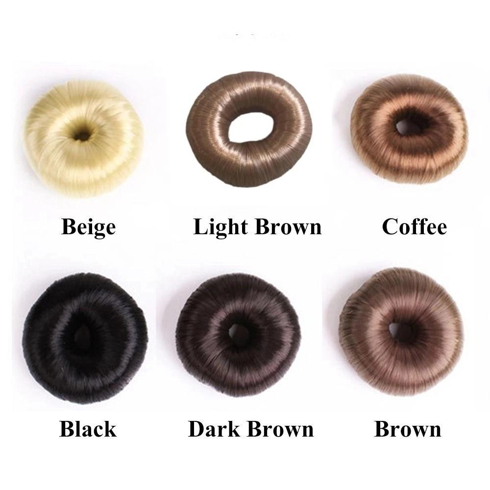 Black Brown Hair Clip Hair Accessories Hair Donut Shaper Hair Ring Hair Styling Tools Bun Maker