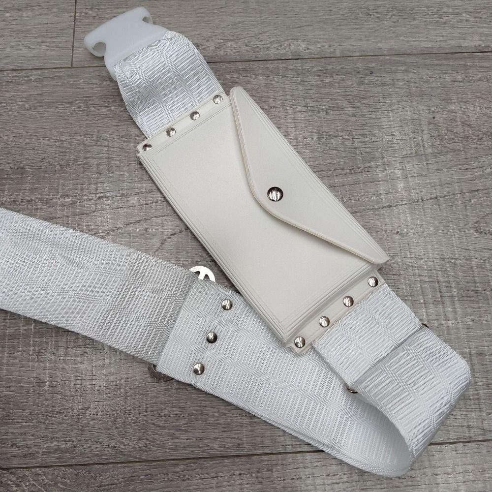 Wide Studded Waist Belt Stretchy Prayer Belt Unisex Arab Fanny Pack Umrah Girdle