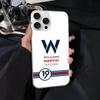 Чехол для телефона M-Martini Racing с горизонтальной полосой для iPhone 17 16 15 14 13 12 11 Plus Pro Max Сатиновый Цветной Глянцевый Чехол