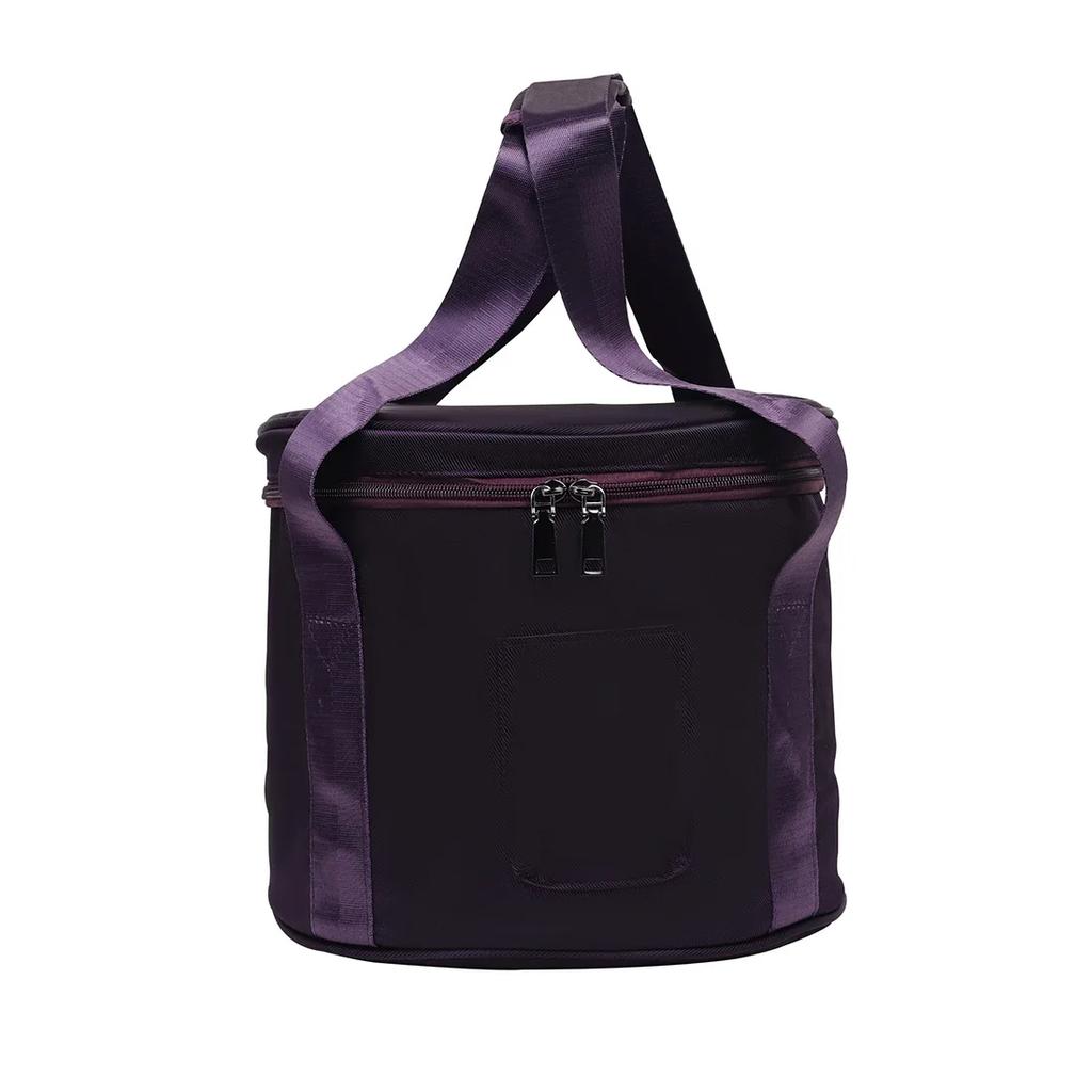 IRIN 10 Inches Crystal Bowl Bag Purple Singing Bowl Handbag Portable Crystal Bowls Case Bag Percussion Instrument Accessories