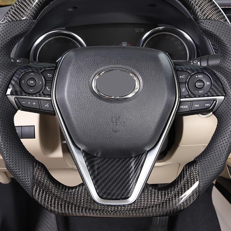 Для Toyota Camry XV70 2018 LHD накладка на центральную консоль, накладка, молдинг, аксессуары для интерьера, АБС-пластик, карбон