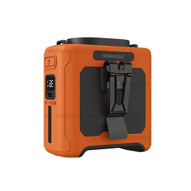 10000mAh Outdoor Portable Waist Fan Hanging Neck Fan Strong Wind with Power Bank LED Lighting Outdoor Sports Work Lights