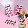Glass crystal cute Anime Figurine Doll Cartoon Mouth Stickers MouthChips Paper Face Organ Paster