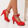Q/Women's High Heel Single Shoes Spring/Summer New Elegant and Elegant Style Solid Color Light Mouth Low Top Shoes