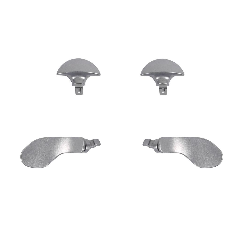 4 Pcs Back Paddles Replacement Rear Paddles for PS5 Dual Sense Edge Controller Rear Parts,Interchangeable Metal Rear for PS5 Dual Sense Controller