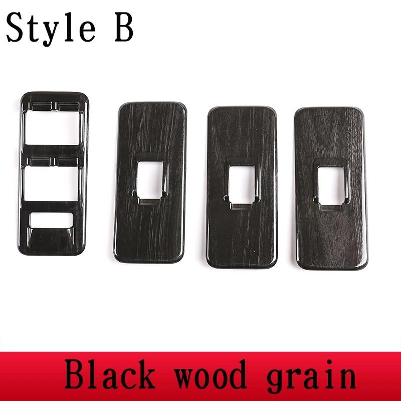 4pcs Car Window Lift Switch Button Control Panel Frame Cover Trim For Land Rover Discovery 3 LR3,Range Rover Sport