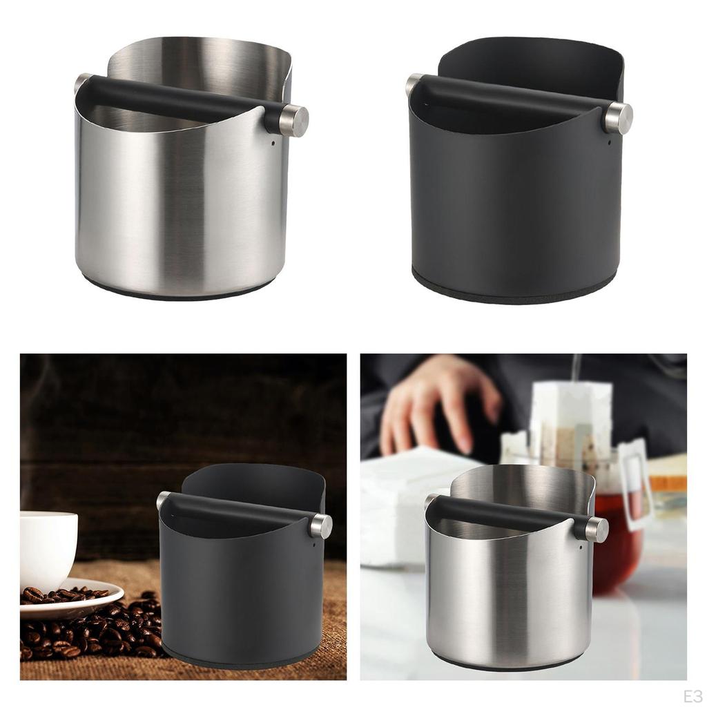 Coffee Box, Espresso Grounds, with Detachable Knock Bar, Bucket