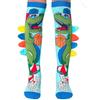 Childrens Cartoon Knee Socks With Breathable Nylon For Girls And Boys