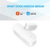 Wi-Fi умный датчик двери, окна, сигнализация, магнитная система домашней безопасности, оповещение об открытии двери, приложение, дистанционное управление