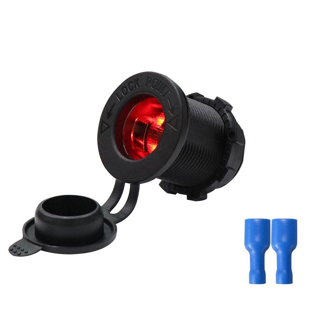 Адаптер питания для автомобильной прикуривателя с водонепроницаемой крышкой