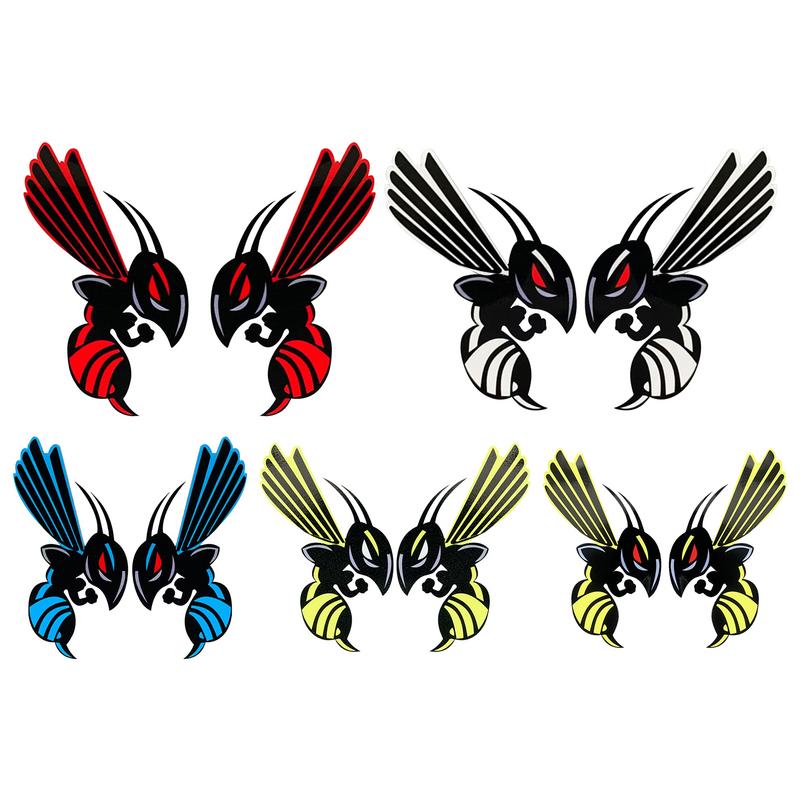 Наклейки пчелы для стекла забавные наклейки с царапинами на авто оса автомобильные аксессуары для бампера автомобильные фары окна холодильник мебель стена