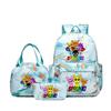 Rhythm Box Student School Bag Children's Backpack Backpack Three-piece Set