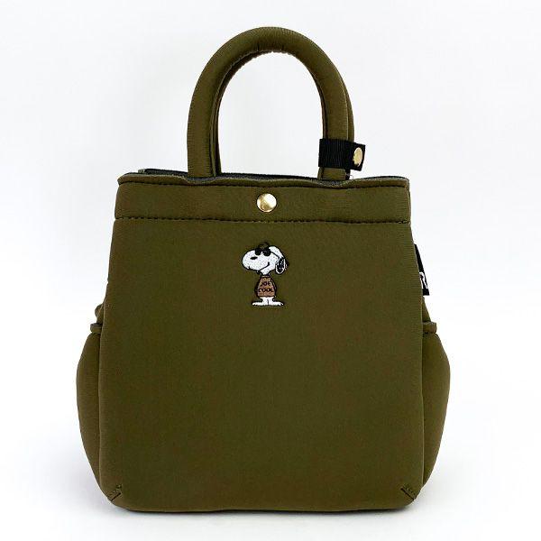 Snoopy PEANUTS IPBRPlielePeanuts7Z Mini Tote Bag Khaki Rootote
