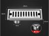 Shower drain 304 stainless steel shower floor drain long Linear drainage drain for hotel bathroom kitchen floor