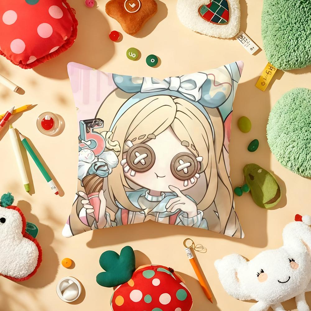 1PC Game IIdentity V Cushion Cover Plush Fabric Soft DoubleSided Printed Sofa Warm Winter Home Gift Pillow Cover
