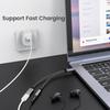 2 In 1 USB C To 3.5mm Headphone Jack Adapter Type C PD 60W Charge Audio Aux Adaptor For iPhone 15 Series Samsung Xiaomi Huawei