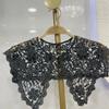 Spring and Autumn Lace Piece Hollow Lace Fake Collar Versatile Decorative Silk Scarf Collar Shawl Neck Protection