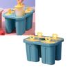 Blue Yellow Ice Cream Mold PP Ice Lolly Mold Durable Popsicle Mold  Homemade Treats