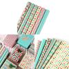 Copperboard Gift Wrap Paper Pack With Colorful Patterns For Special Occasions