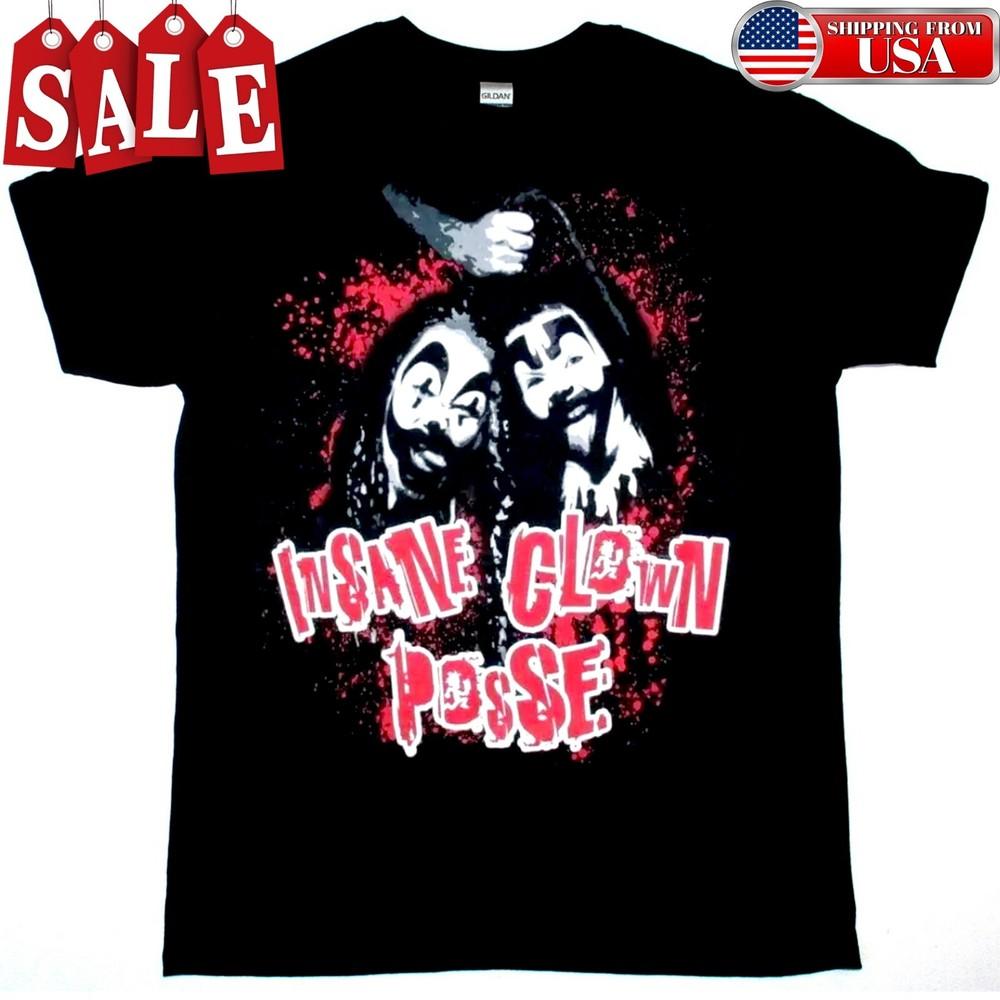 Редкий Подарок Insane Clown Posse Для Фанатов Мужская S235XL Футболка 6D654 Унисекс Футболка