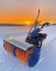 Compact Gasoline Snow Sweeper - Multifunctional All-Gear Push-Type Snow Removal Equipment