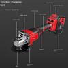 Бесщеточная литий-ионная угловая шлифовальная машина Беспроводная отрезная машина Многофункциональная шлифовальная машина