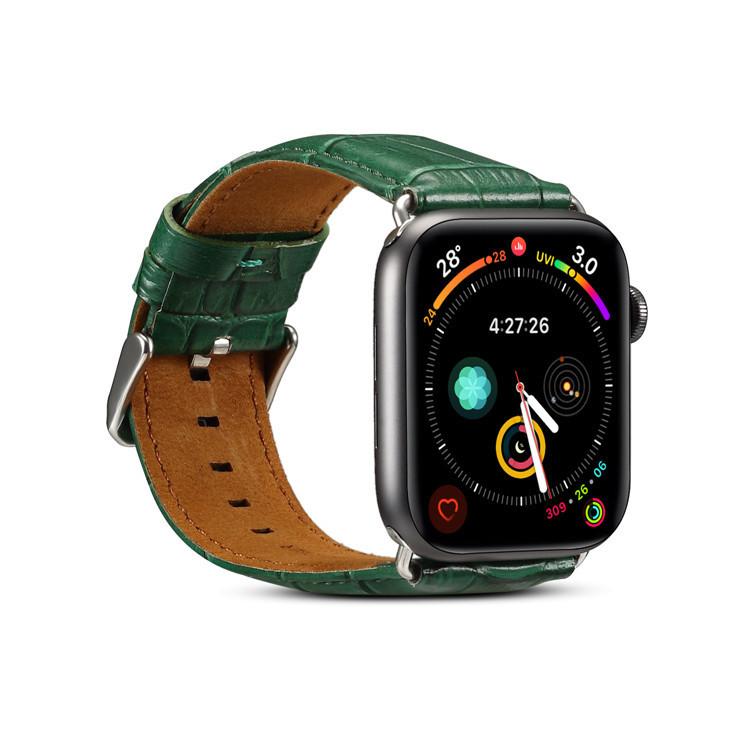 Denior популярный Apple 6-го поколения iwatch1234567 ремешок из натуральной кожи первого слоя с узором под аллигатора из коровьей кожи