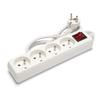 Power Strip - 4x16A Power Strip with Switch, 1m, CE &; NF